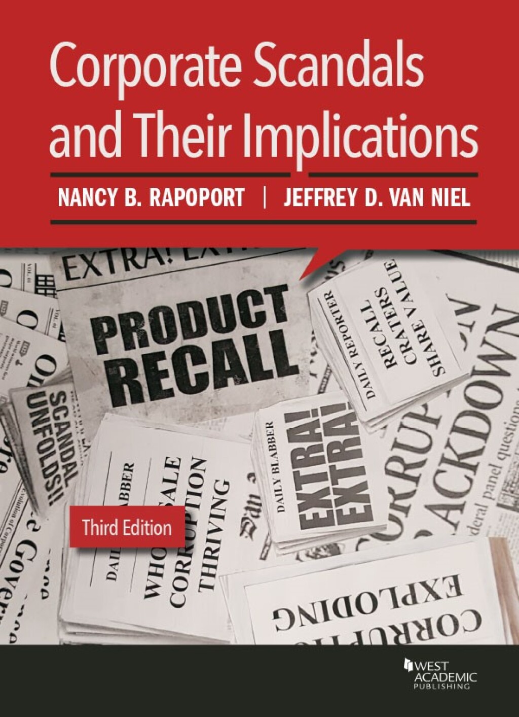Rapoport and Van Niel's Corporate Scandals and Their Implications 3rd Edition â€“ PDF/EPUB Version Downloadable