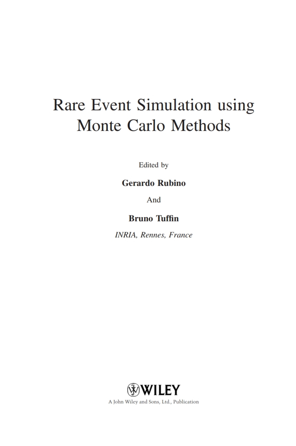 Rare Event Simulation using Monte Carlo Methods 1st Edition â€“ PDF/EPUB Version Downloadable