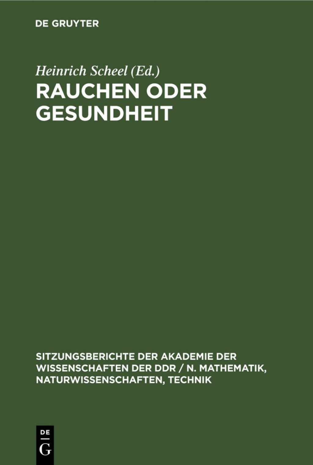 Rauchen oder Gesundheit 1st Edition â€“ PDF/EPUB Version Downloadable