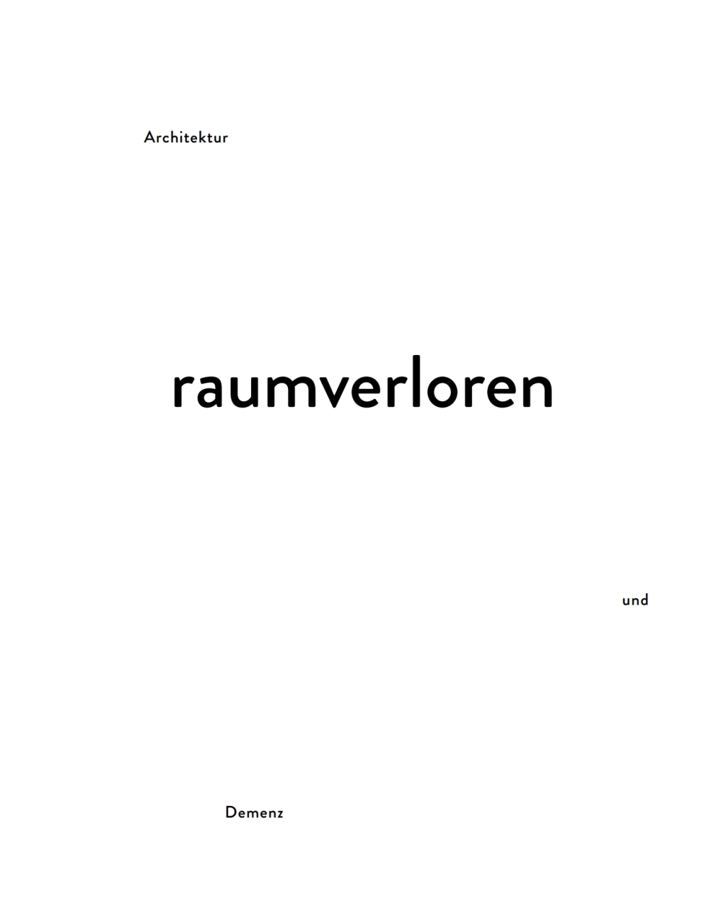 raumverloren Architektur und Demenz 1st Edition â€“ PDF/EPUB Version Downloadable