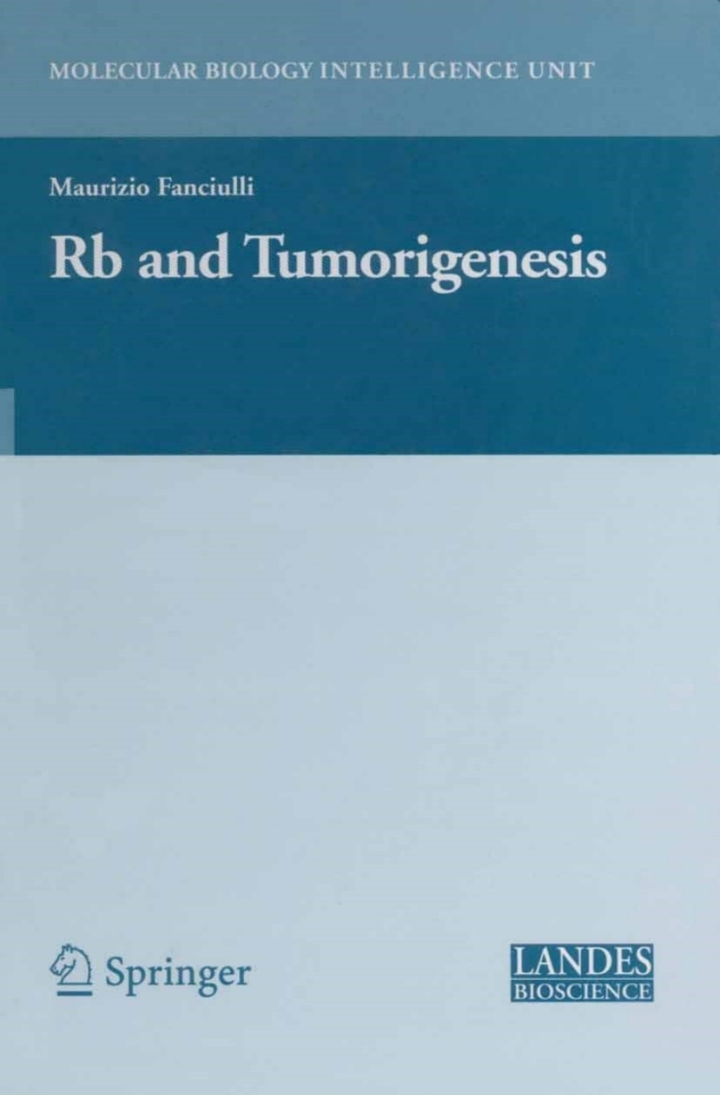 Rb and Tumorigenesis 1st Edition â€“ PDF/EPUB Version Downloadable