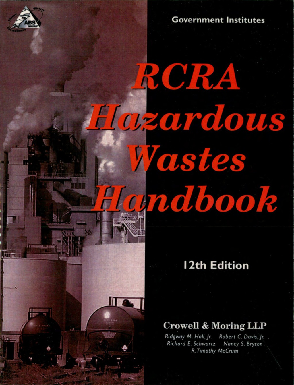 RCRA Hazardous Wastes Handbook 12th Edition â€“ PDF/EPUB Version Downloadable