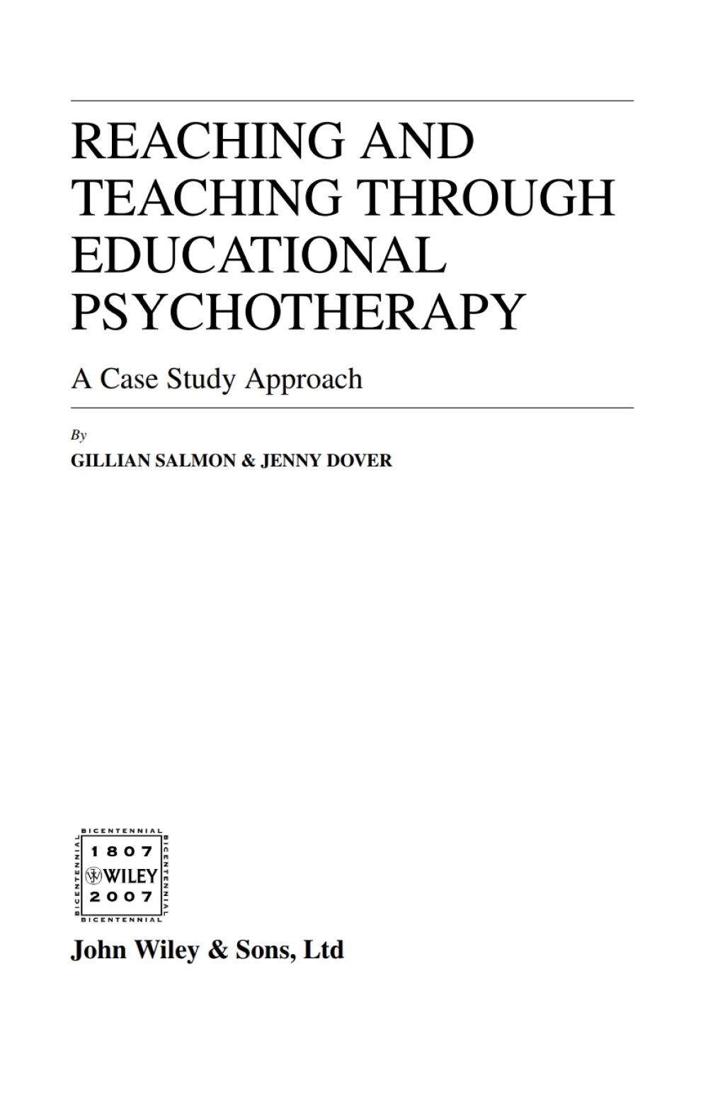 Reaching and Teaching Through Educational Psychotherapy A Case Study Approach 1st Edition â€“ PDF/EPUB Version Downloadable