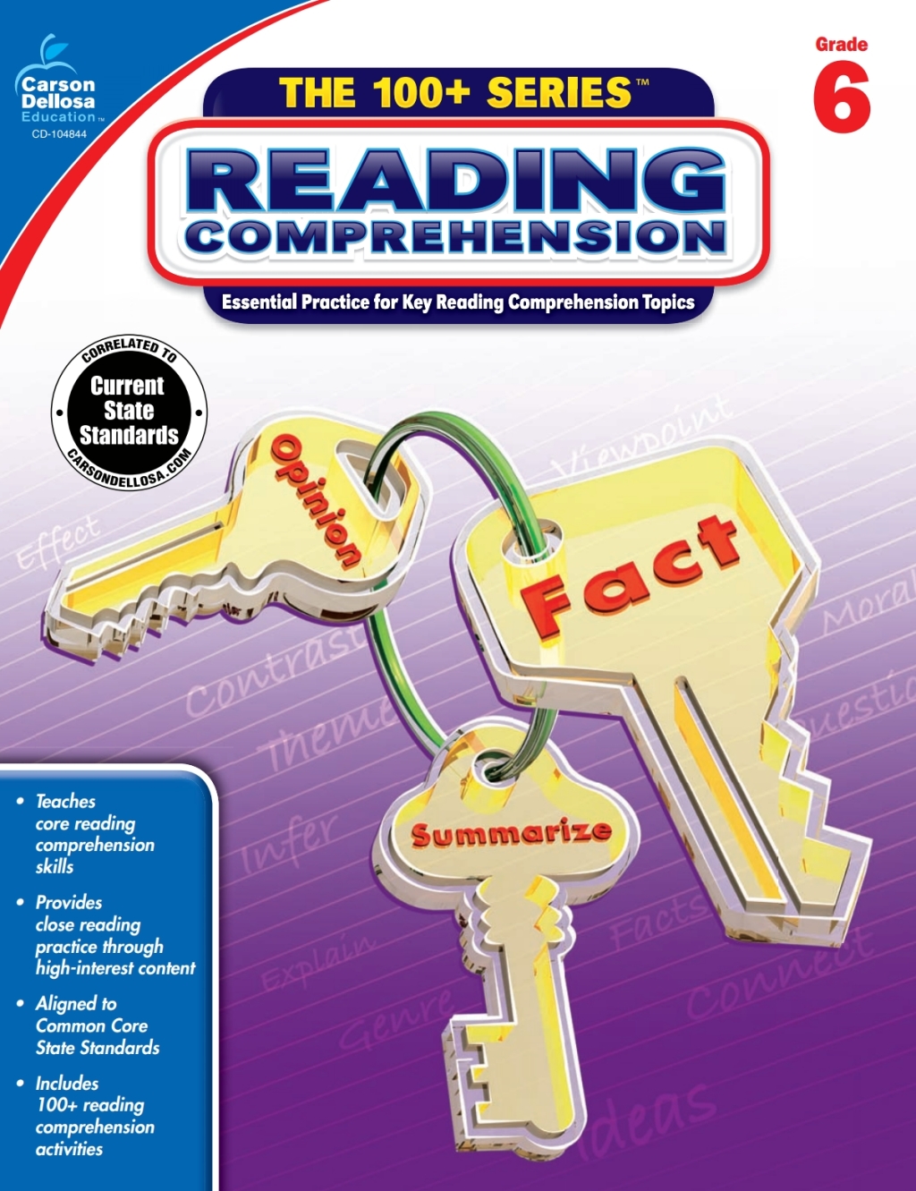 Reading Comprehension, Grade 6 - (PDF/EPUB Version)