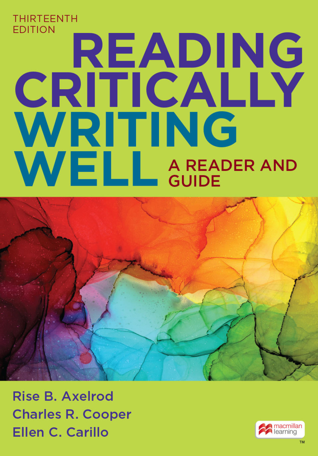 Reading Critically, Writing Well A Reader and Guide 13th Edition â€“ PDF/EPUB Version Downloadable