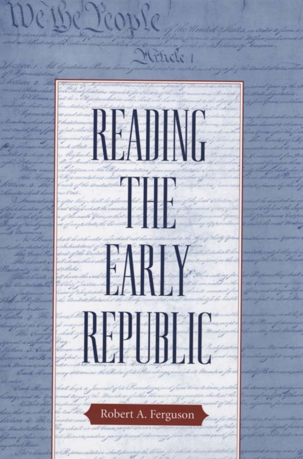 Reading the Early Republic  â€“ PDF/EPUB Version Downloadable