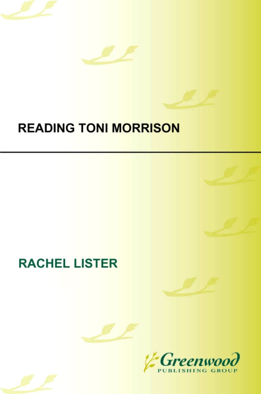 Reading Toni Morrison 1st Edition â€“ PDF/EPUB Version Downloadable