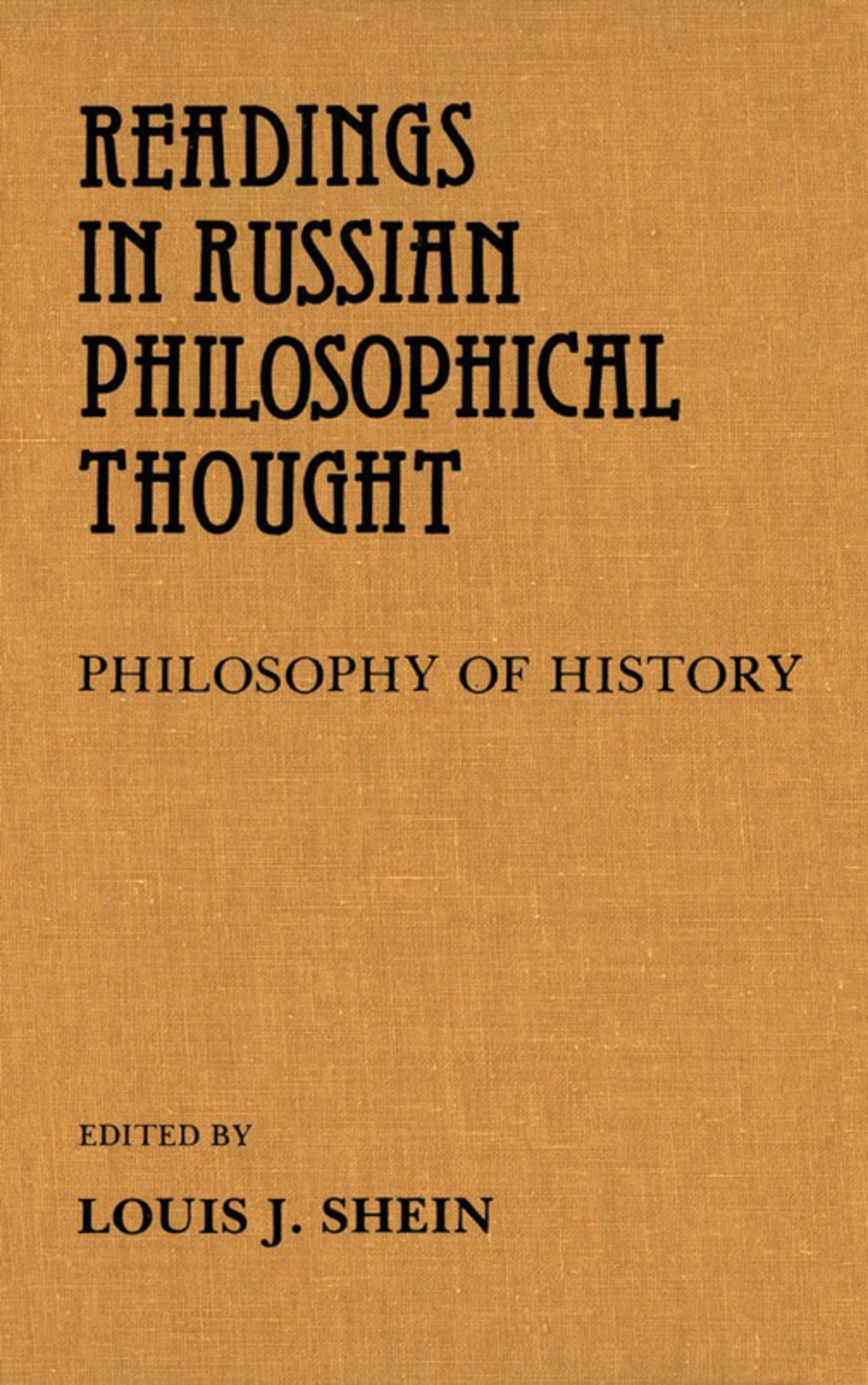 Readings in Russian Philosophical Thought Philosophy of History  â€“ PDF/EPUB Version Downloadable