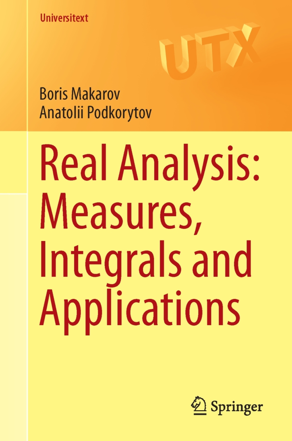 Real Analysis: Measures, Integrals and Applications  â€“ PDF/EPUB Version Downloadable