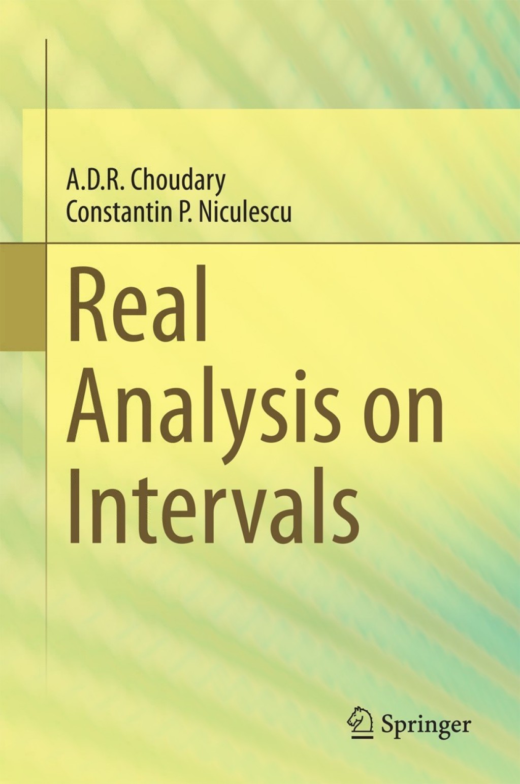 Real Analysis on Intervals  â€“ PDF/EPUB Version Downloadable