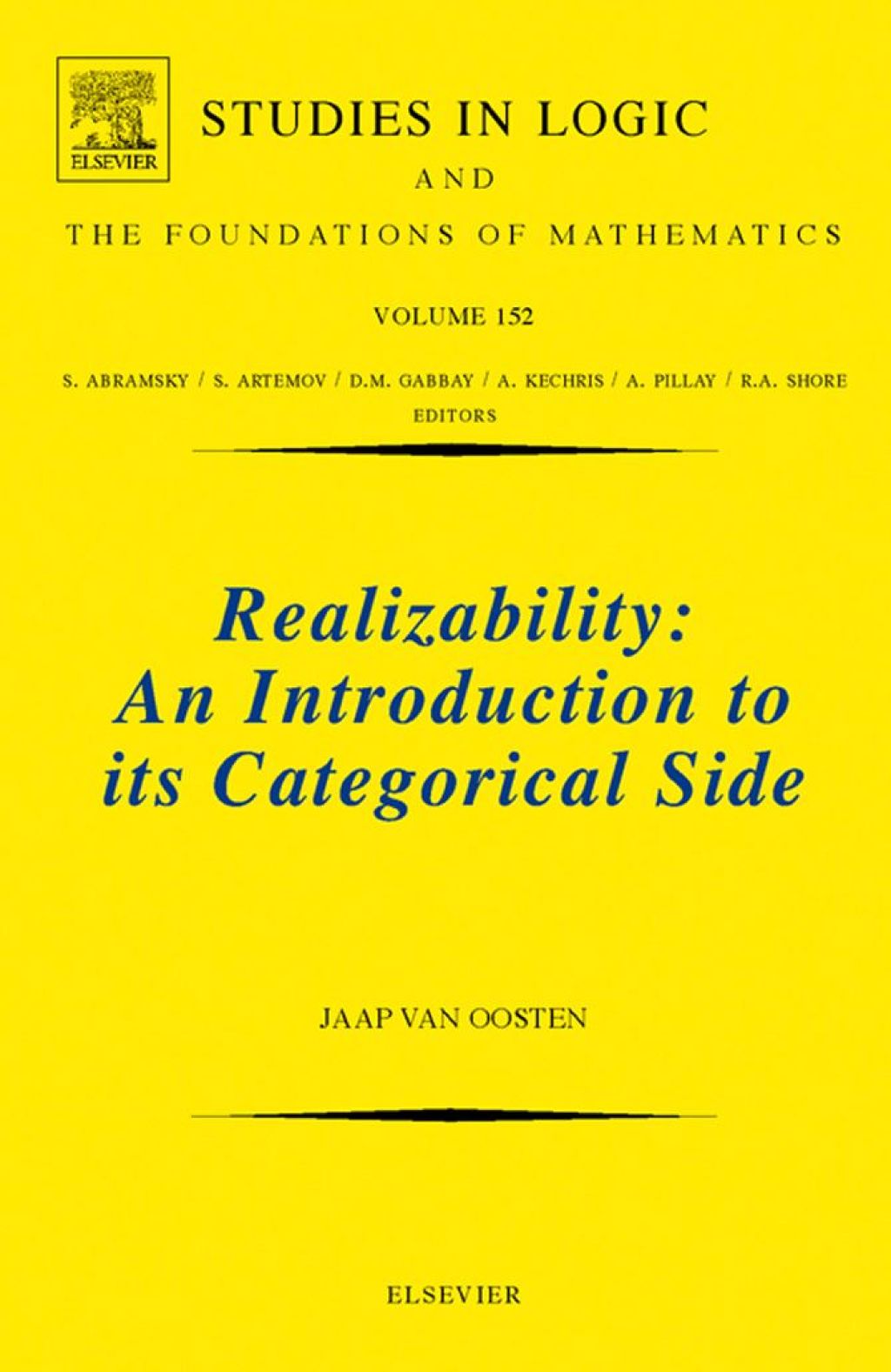 Realizability: An Introduction to its Categorical Side  â€“ PDF/EPUB Version Downloadable
