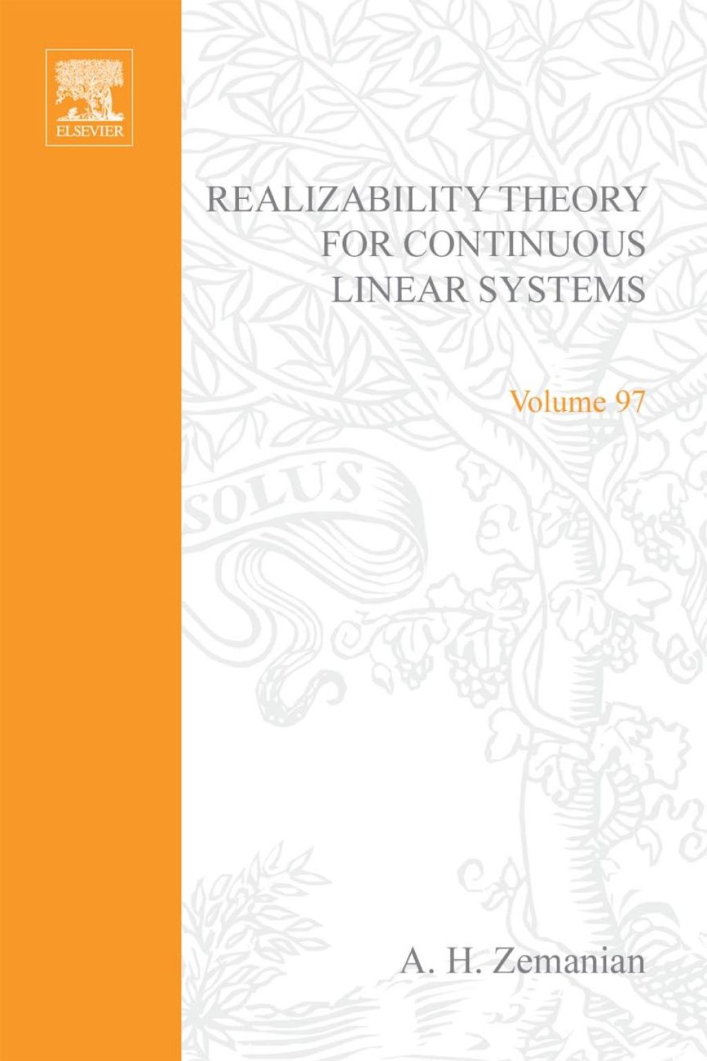 Realizability theory for continuous linear systems  â€“ PDF/EPUB Version Downloadable