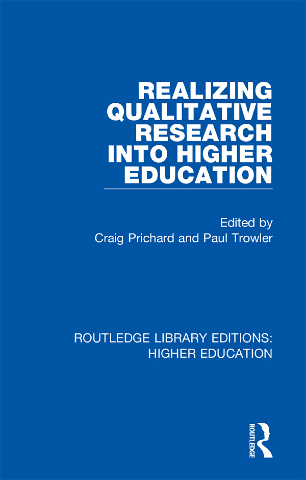 Realizing Qualitative Research into Higher Education 1st Edition â€“ PDF/EPUB Version Downloadable