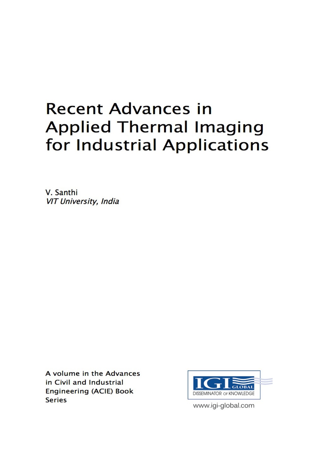 Recent Advances in Applied Thermal Imaging for Industrial Applications  â€“ PDF/EPUB Version Downloadable