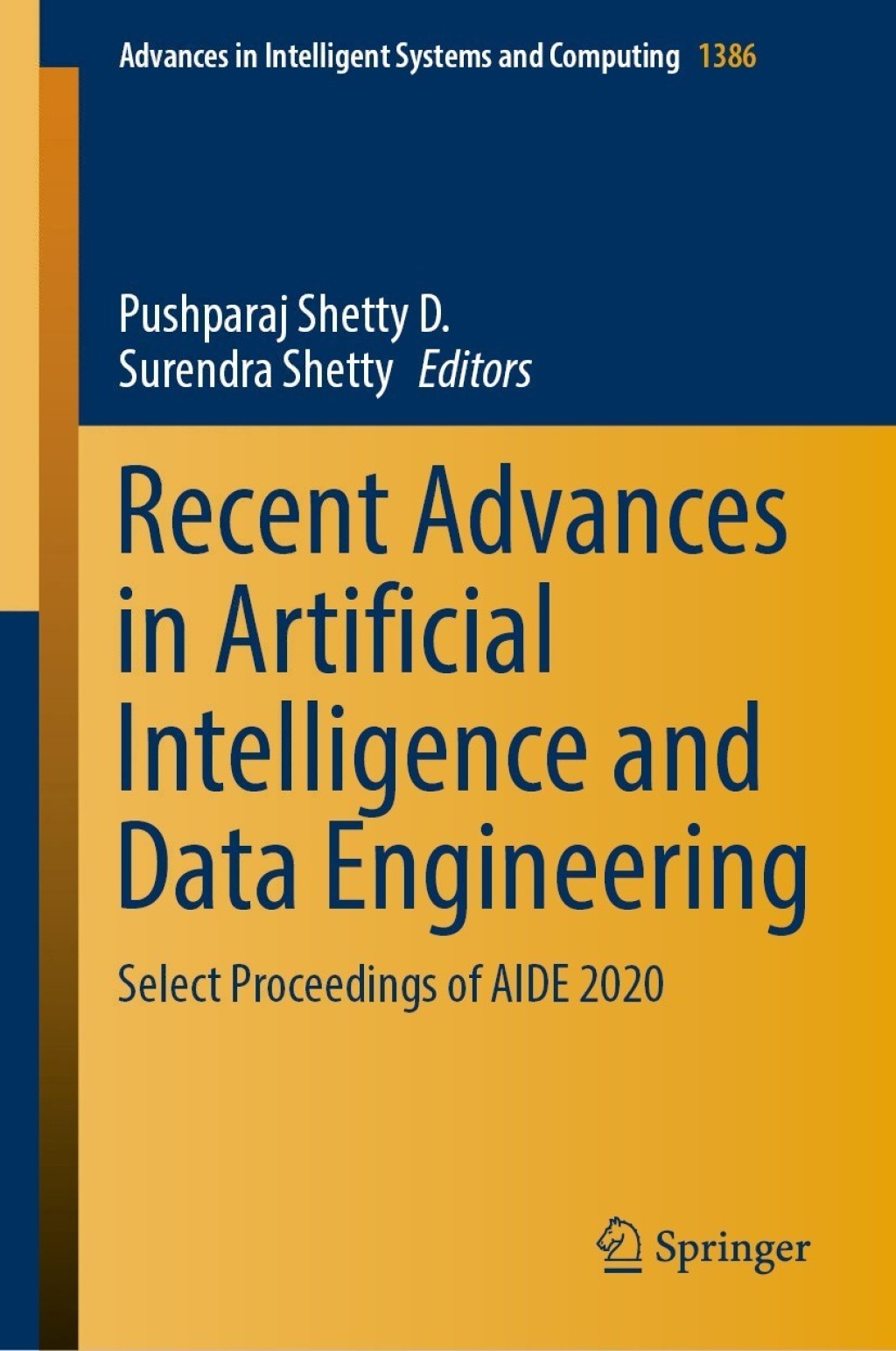 Recent Advances in Artificial Intelligence and Data Engineering Select Proceedings of AIDE 2020  â€“ PDF/EPUB Version Downloadable