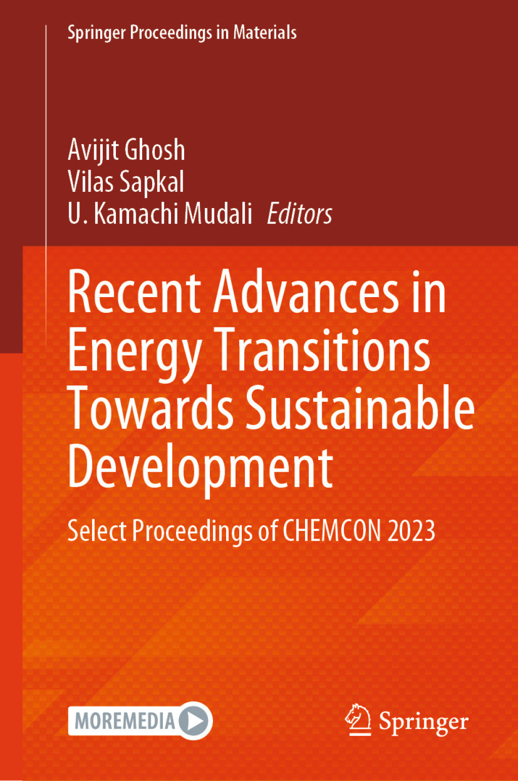 Recent Advances in Energy Transitions Towards Sustainable Development Select Proceedings of CHEMCON 2023  â€“ PDF/EPUB Version Downloadable
