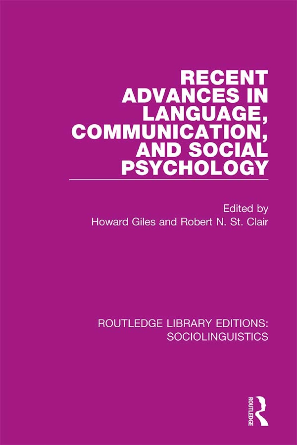 Recent Advances in Language, Communication, and Social Psychology 1st Edition â€“ PDF/EPUB Version Downloadable