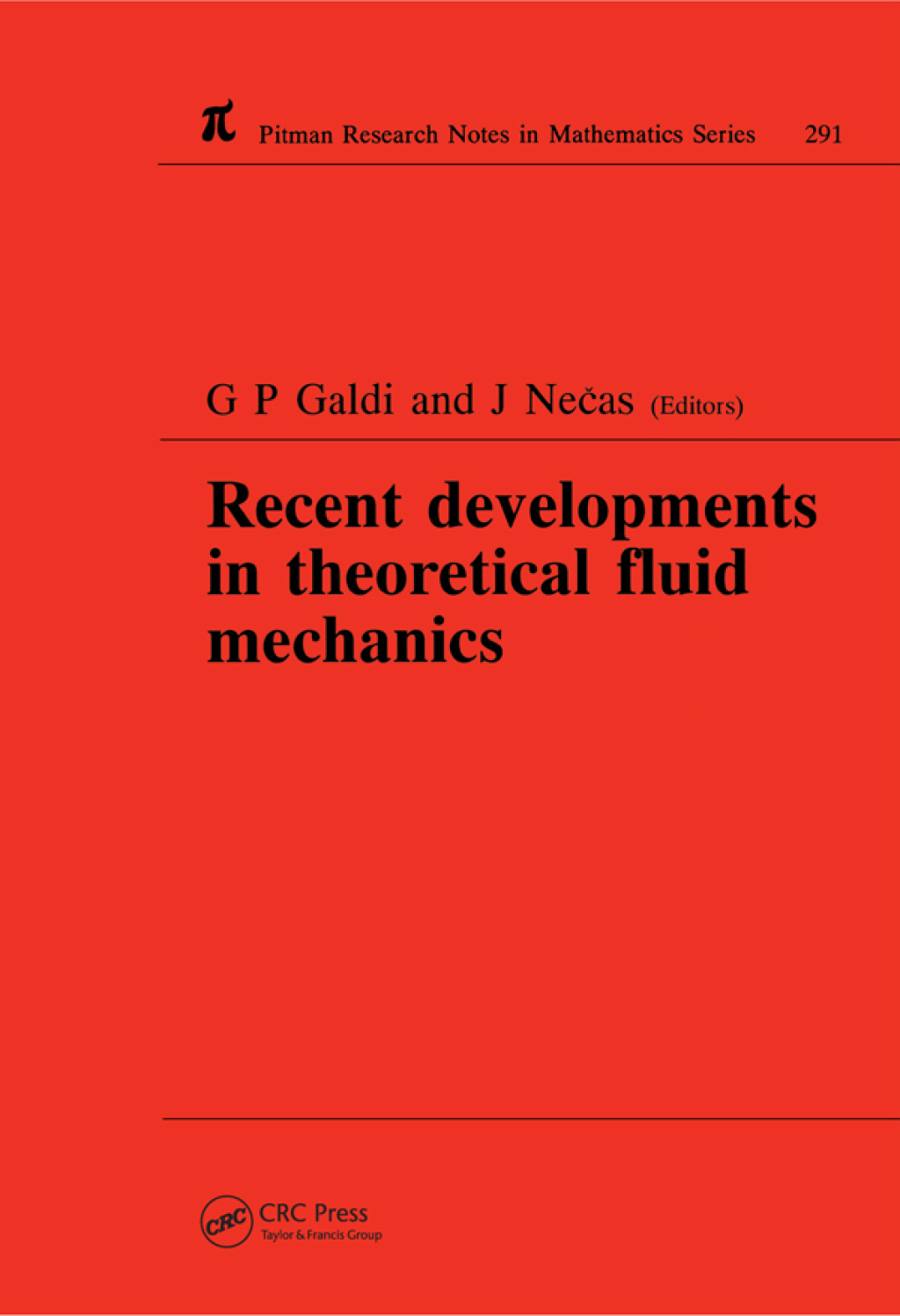 Recent Developments in Theoretical Fluid Mechanics Winter School, Paseky, 1992 1st Edition â€“ PDF/EPUB Version Downloadable