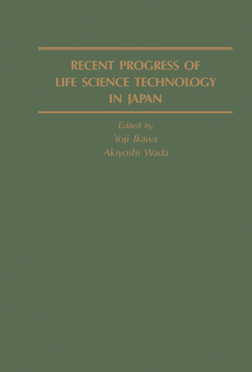 Recent Progress of Life Science Technology in Japan  â€“ PDF/EPUB Version Downloadable