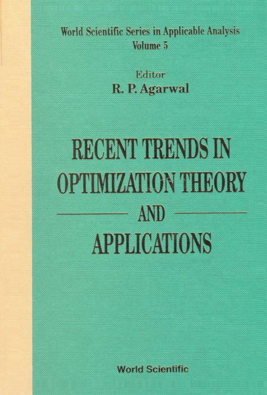 Recent Trends In Optimization Theory And Applications 1st Edition â€“ PDF/EPUB Version Downloadable