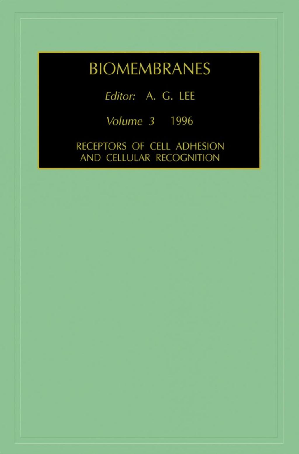 Receptors of Cell Adhesion and Cellular Recognition  â€“ PDF/EPUB Version Downloadable