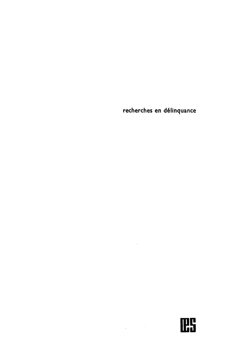 Recherches en dÃ©liquence Principes de lâ€™analyse quantitative 1st Edition â€“ PDF/EPUB Version Downloadable