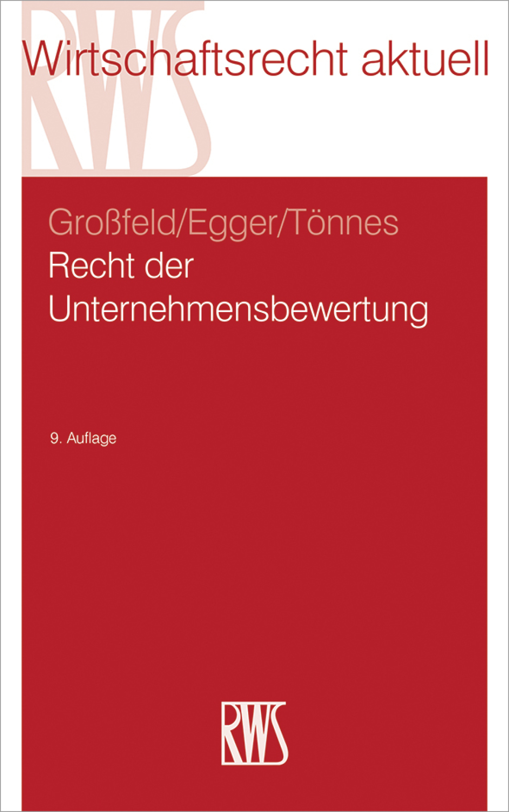 Recht der Unternehmensbewertung 9th Edition â€“ PDF/EPUB Version Downloadable