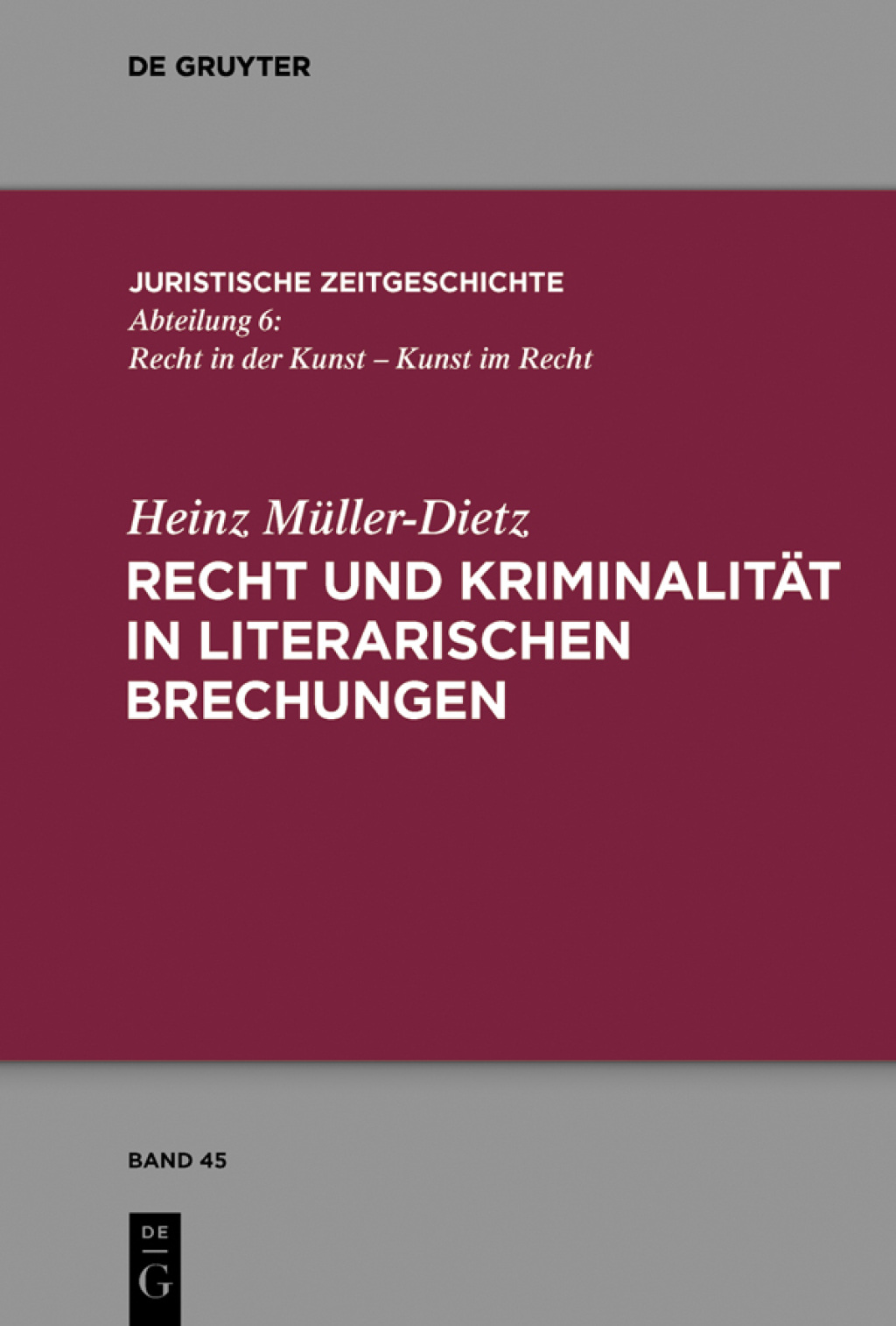 Recht und KriminalitÃ¤t in literarischen Brechungen 1st Edition â€“ PDF/EPUB Version Downloadable