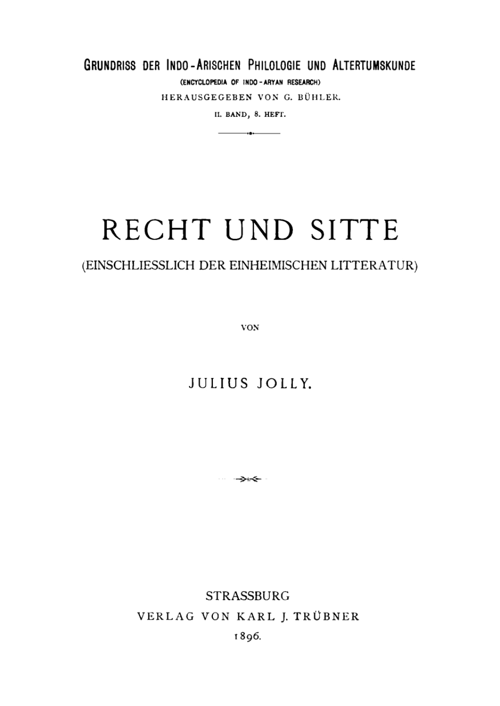 Recht und Sitte (EinschlieÃŸlich der einheimischen Litteratur) 1st Edition â€“ PDF/EPUB Version Downloadable