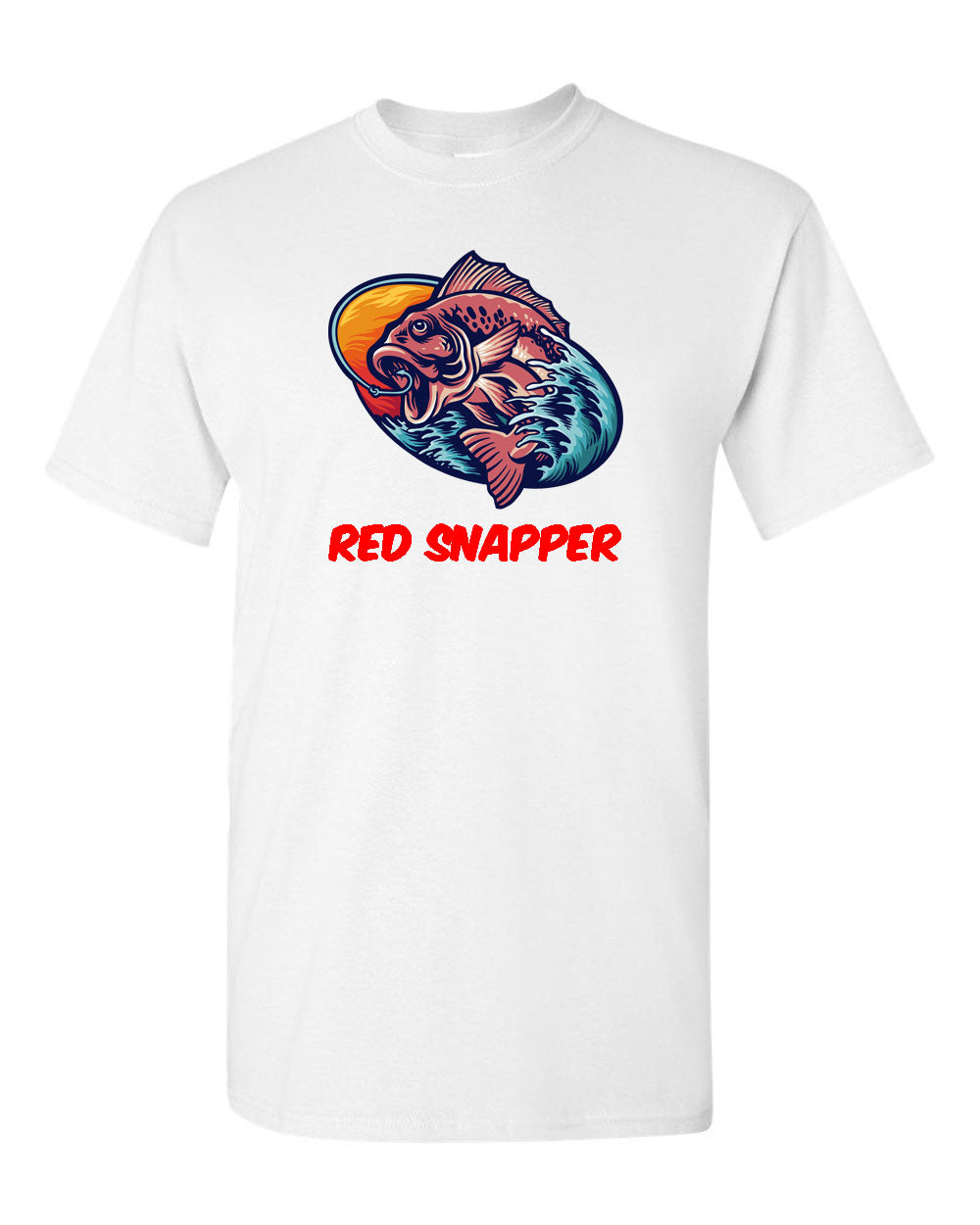 Red Snapper Fish T-shirt, Fishing T-shirt