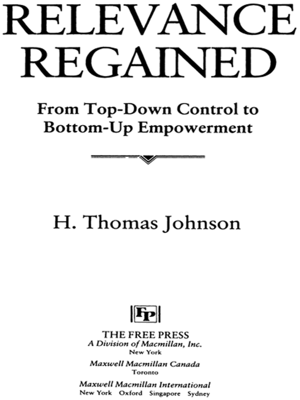 Relevance Regained - (PDF/EPUB Version)
