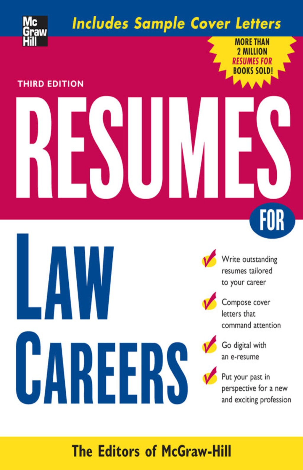 Resumes for Law Careers 3rd Edition - (PDF/EPUB Version)