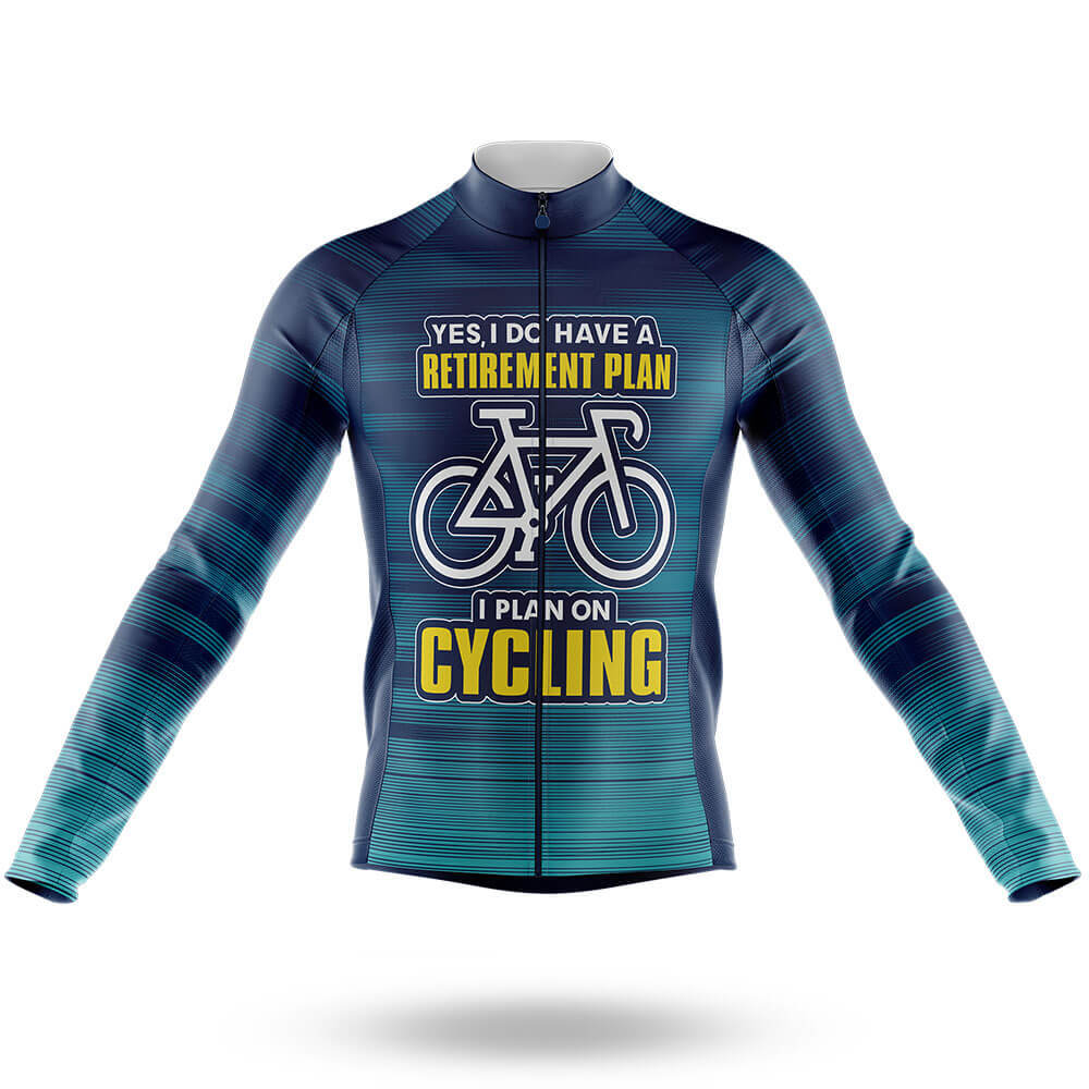 Retirement Plan V11 - Men's Cycling Long Sleeve Jersey
