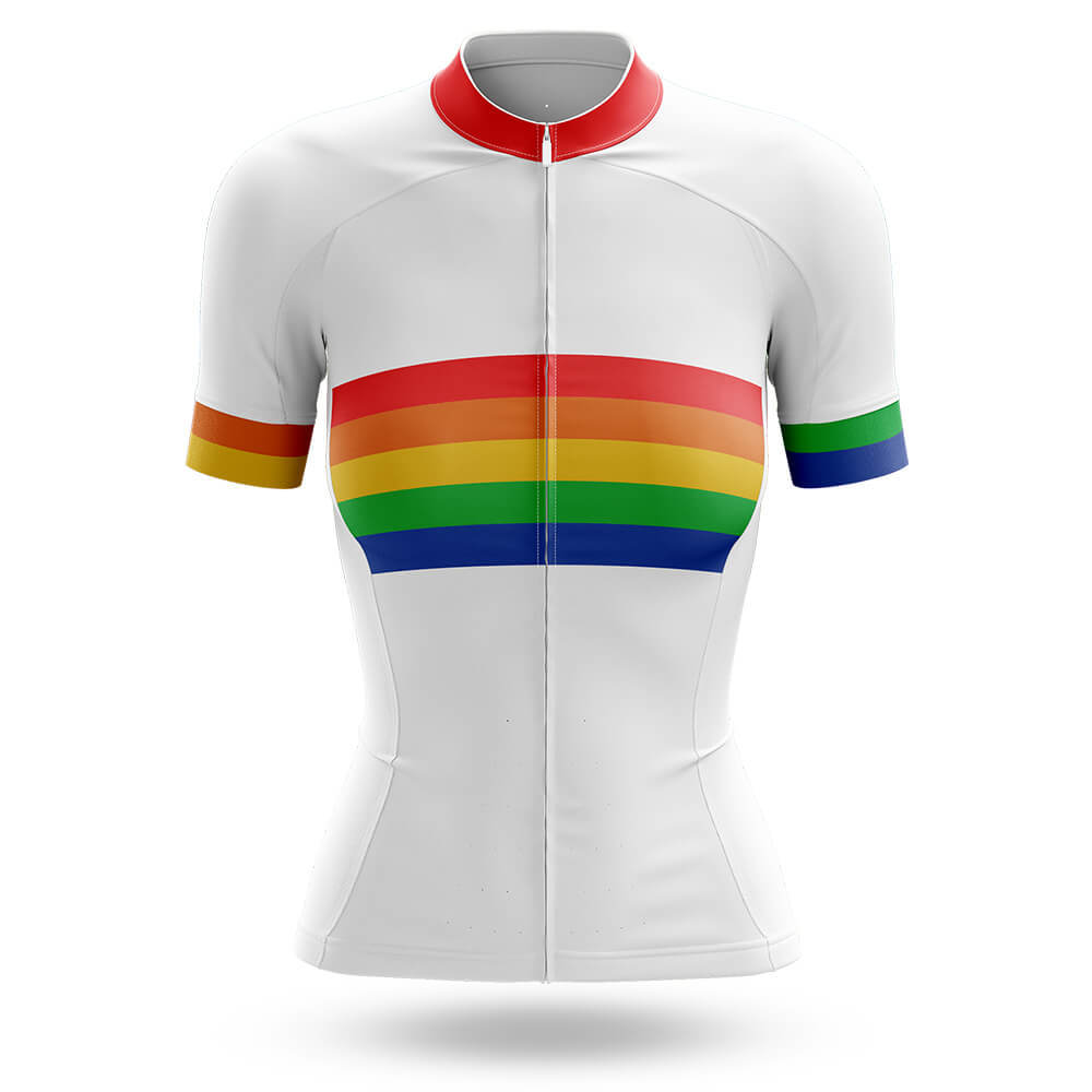Retro Rainbow Pride - Women's Cycling Jersey Only