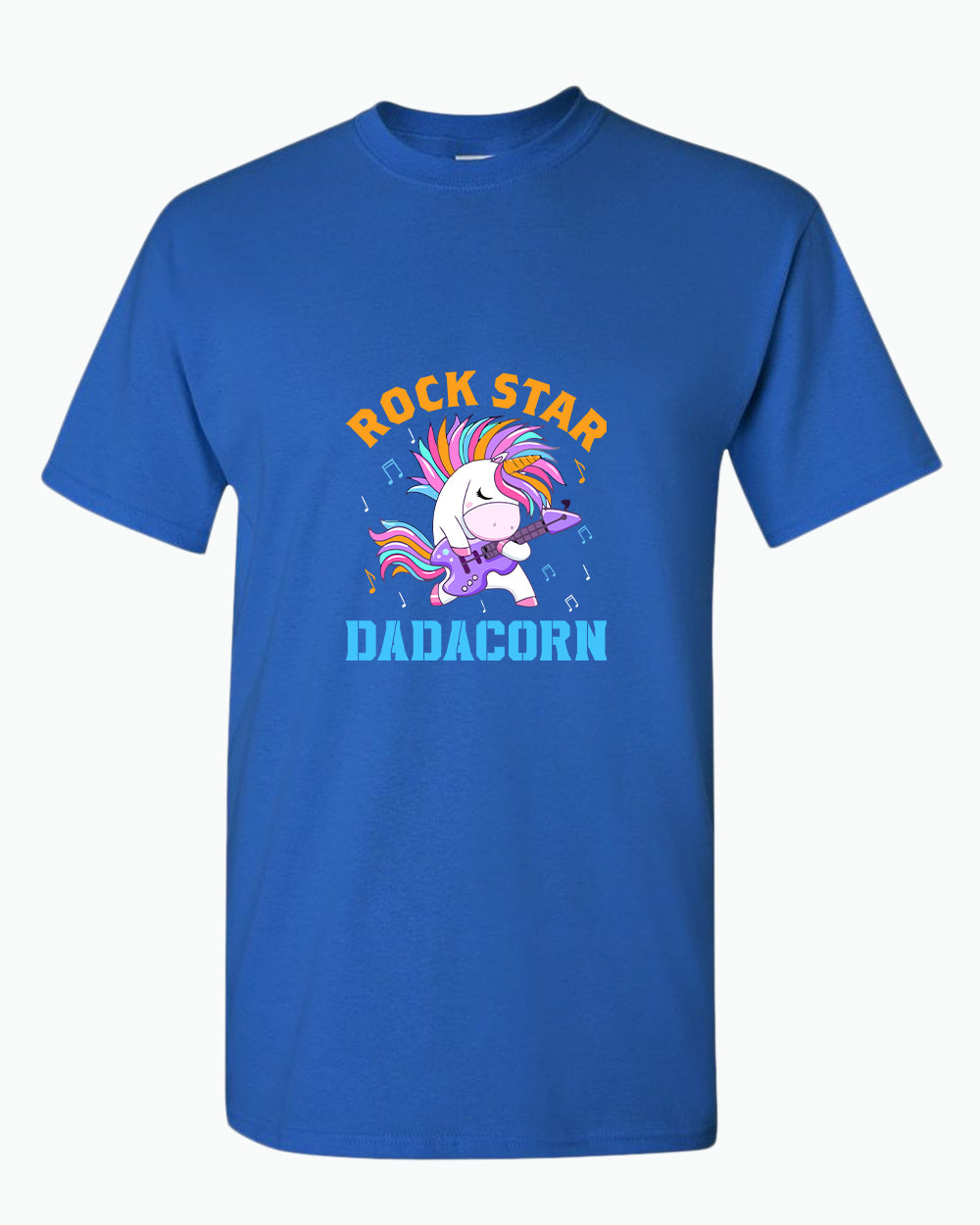 Rockstar dadacorn t-shirt, dad of girl t-shirt