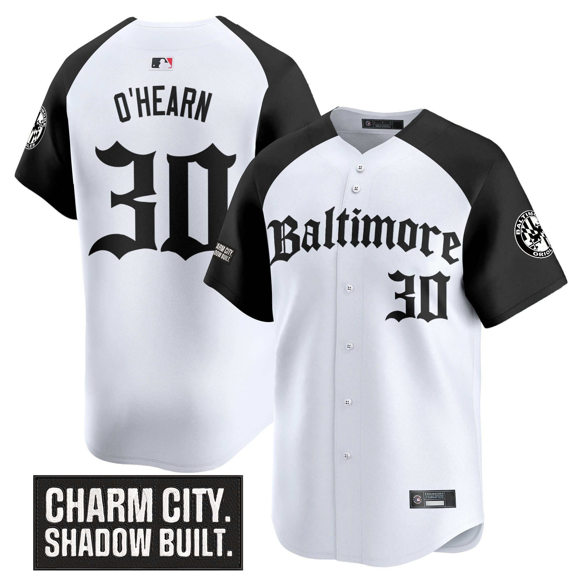 Ryan O'Hearn Men's Baltimore Orioles 'Gothic Harbor Edition' Vapor Premier Limited Alternate Jersey - All Stitched