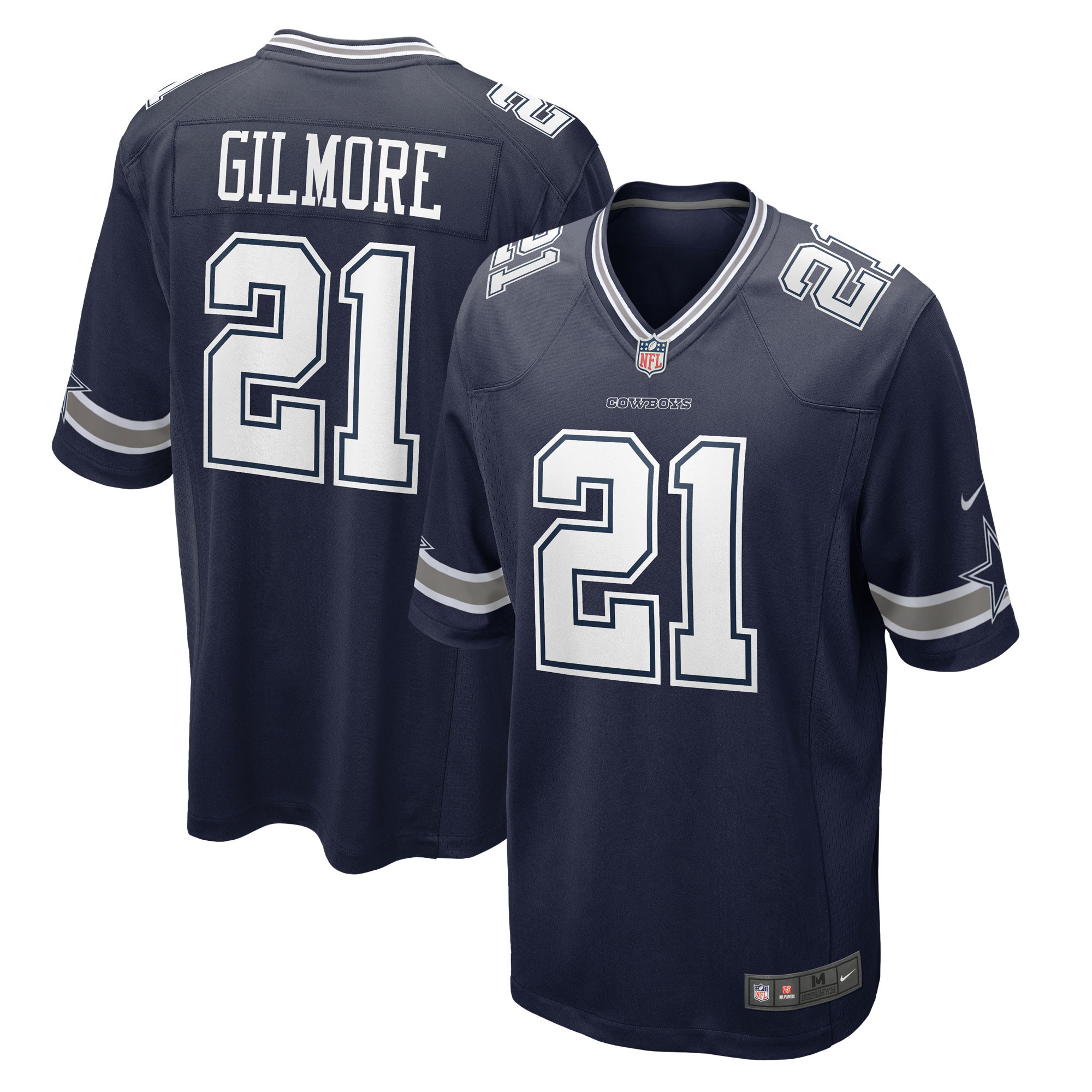 S Stephon Gilmore Dallas Cowboys Jersey Navy Jersey - All Stitched