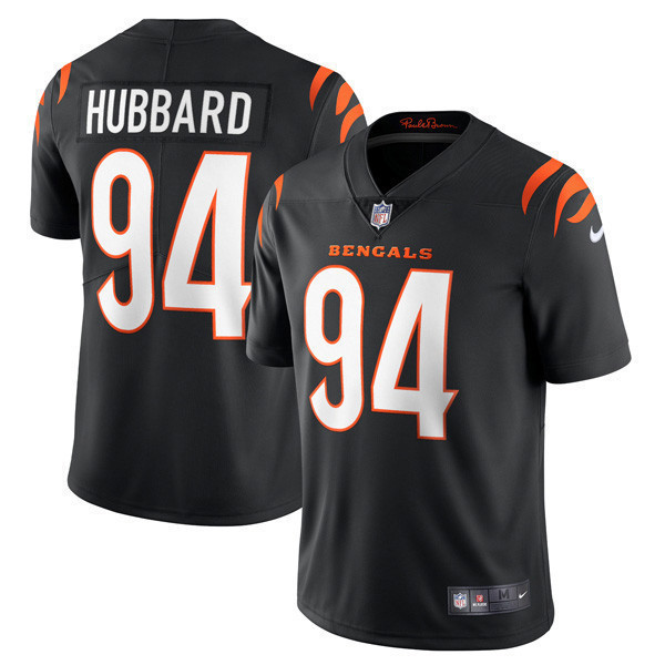 Sam Hubbard Men's Cincinnati Bengals Player Vapor Limited Black Jersey - All Stitched
