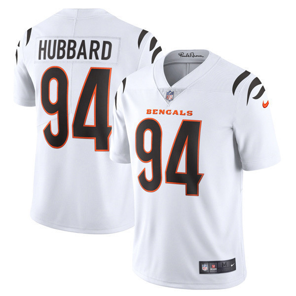 Sam Hubbard Men's Cincinnati Bengals Player Vapor Limited White Jersey - All Stitched