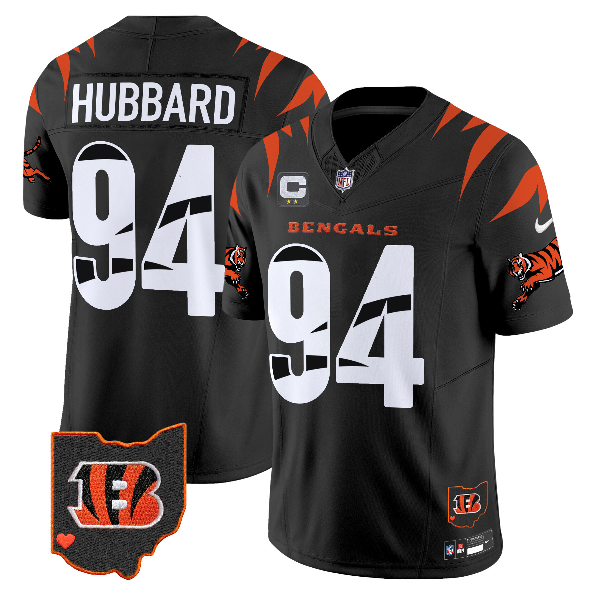 Sam Hubbard Men's Cincinnati Bengals Special Vapor Limited Black Jersey - All Stitched