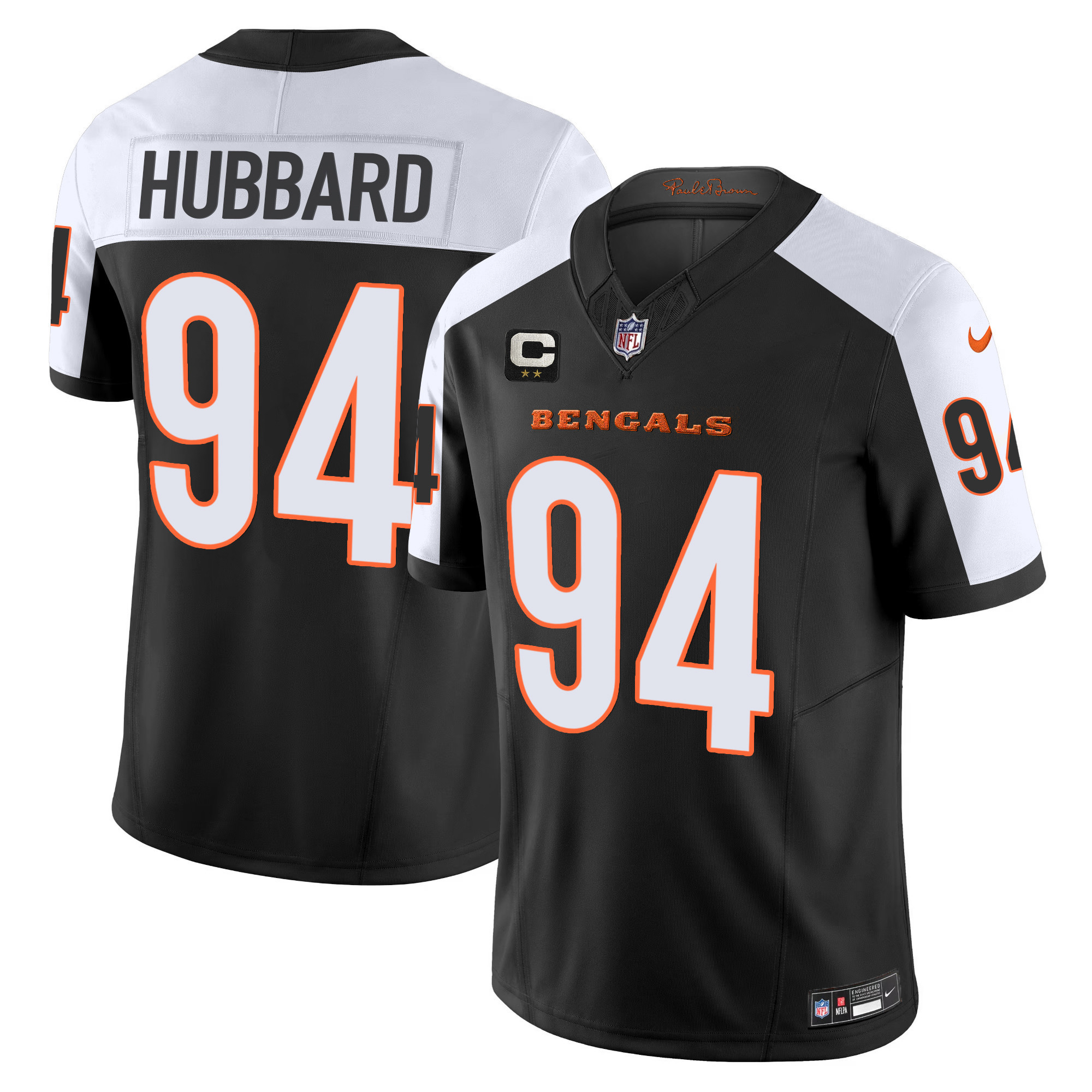 Sam Hubbard Men's Cincinnati Bengals Vapor Limited Alternate Jersey - All Stitched