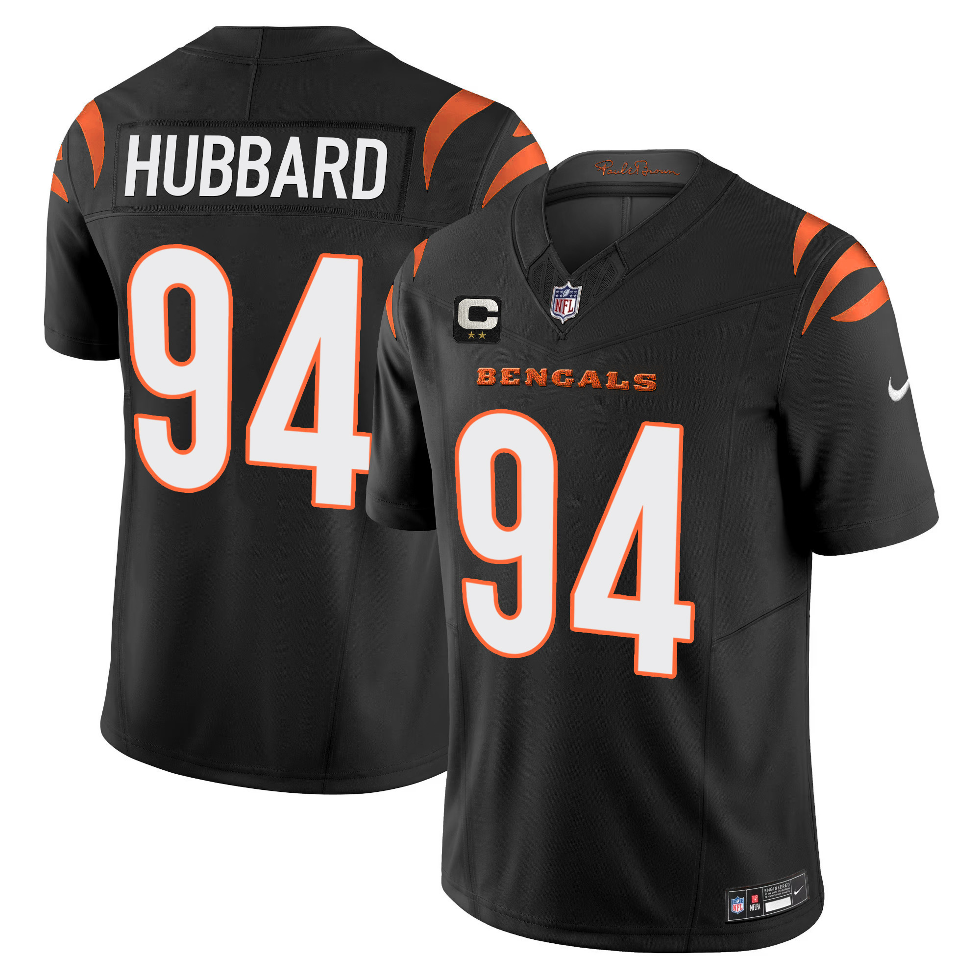 Sam Hubbard Men's Cincinnati Bengals Vapor Limited Black Jersey - All Stitched