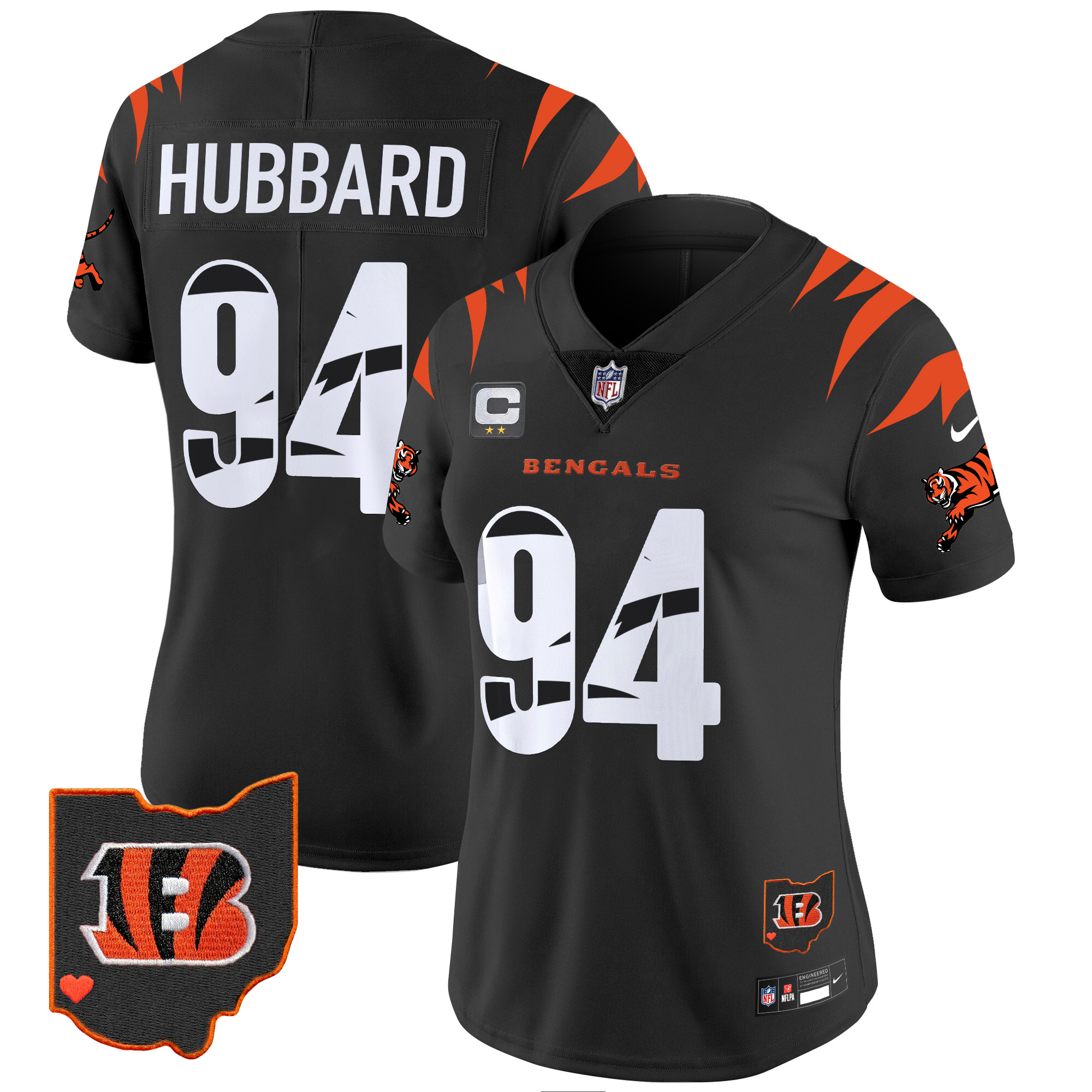 Sam Hubbard Women's Cincinnati Bengals Special Vapor Limited Black Jersey - All Stitched