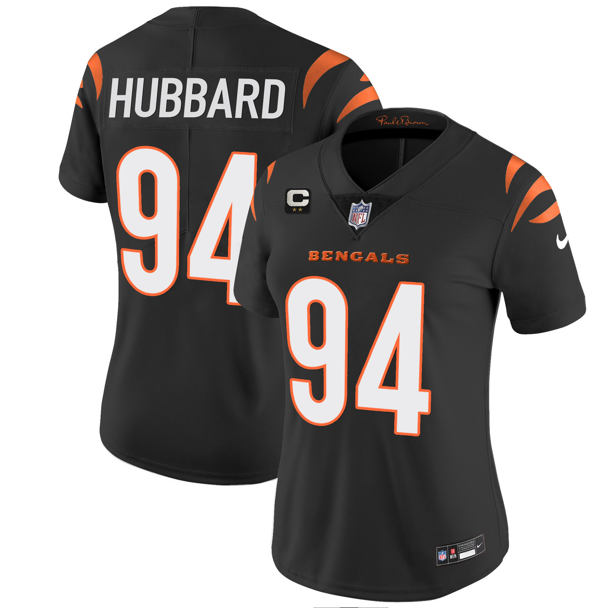 Sam Hubbard Women's Cincinnati Bengals Vapor Limited Black Jersey - All Stitched