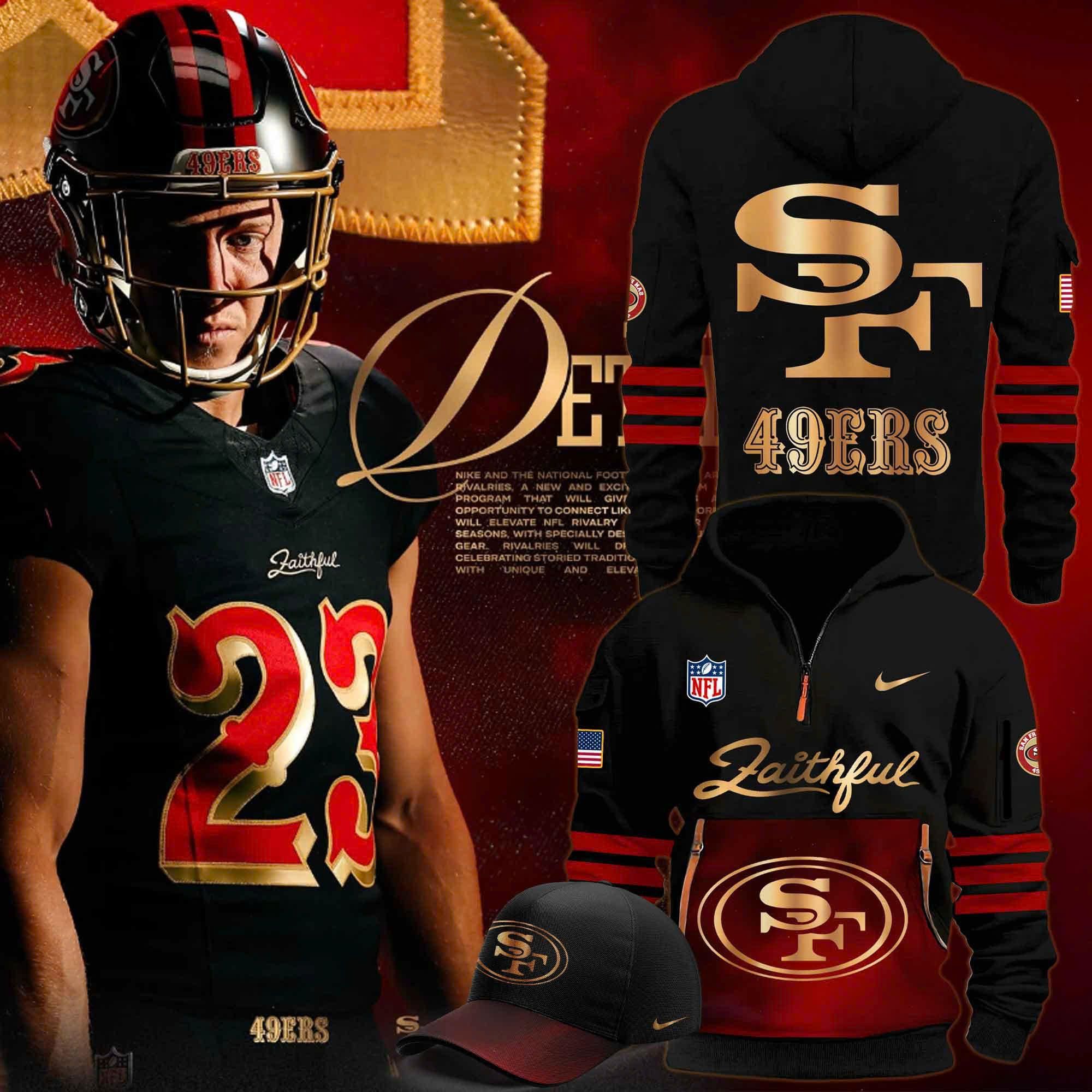San Francisco 49ers Nike Black Rivalry Uniform Pullover Hoodie