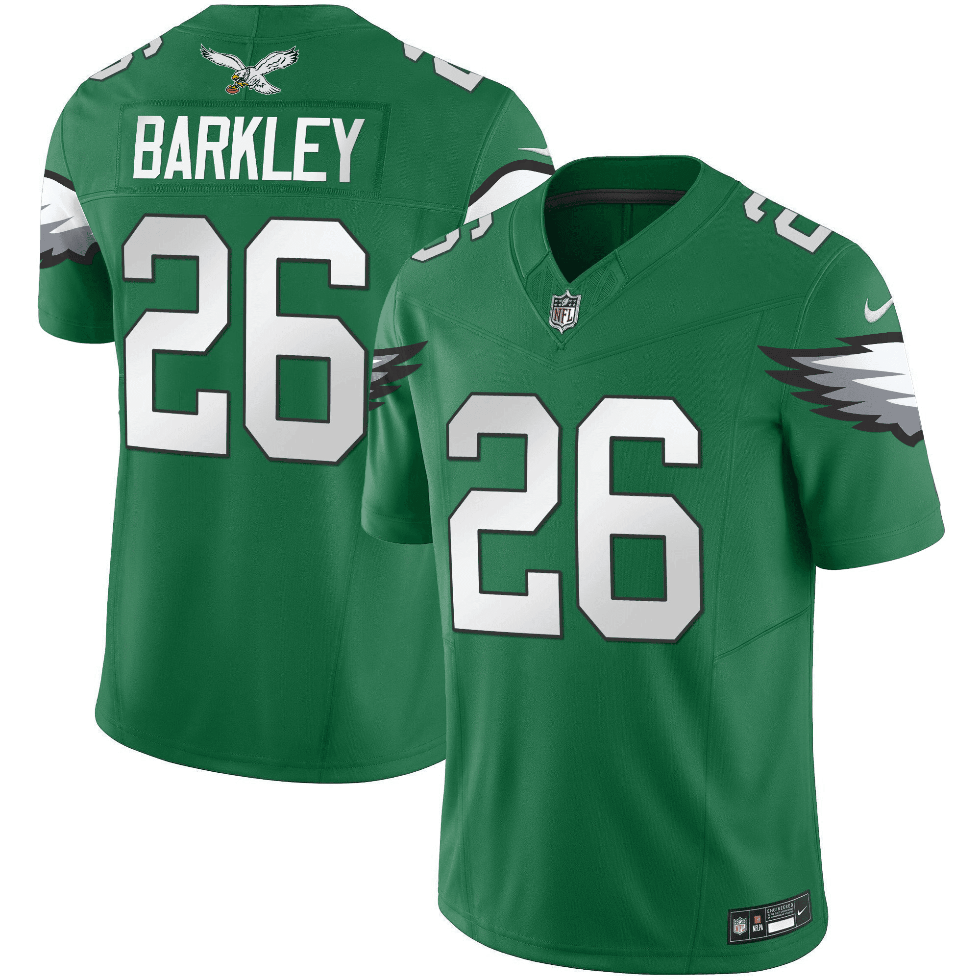 Saquon Barkley Men's Philadelphia Eagles Kelly Green Vapor Limited Kelly Green Jersey - All Stitched