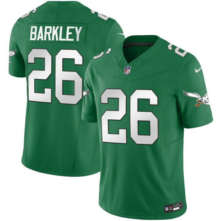 Saquon Barkley Men's Philadelphia Eagles Kelly Green Vapor Limited Kelly Green Jersey - All Stitched