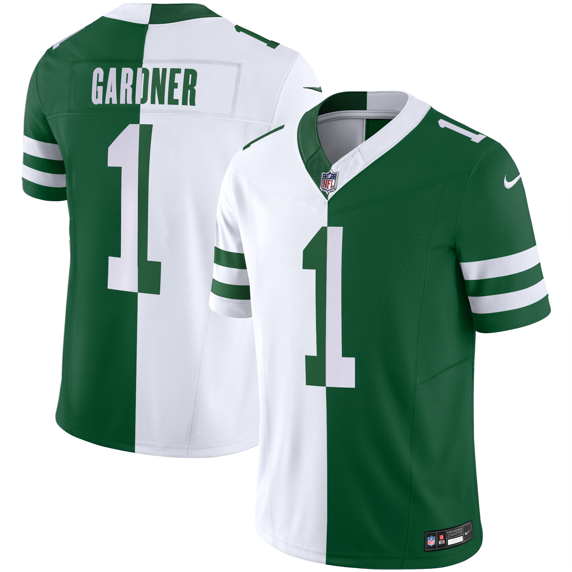 Sauce Gardner Men's New York Jets Legacy Limited Split Jersey - All Stitched