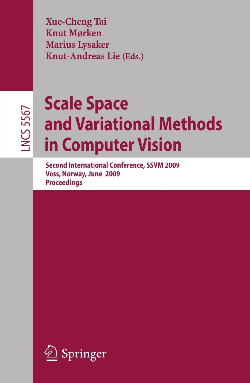 Scale Space and Variational Methods in Computer Vision Second ...