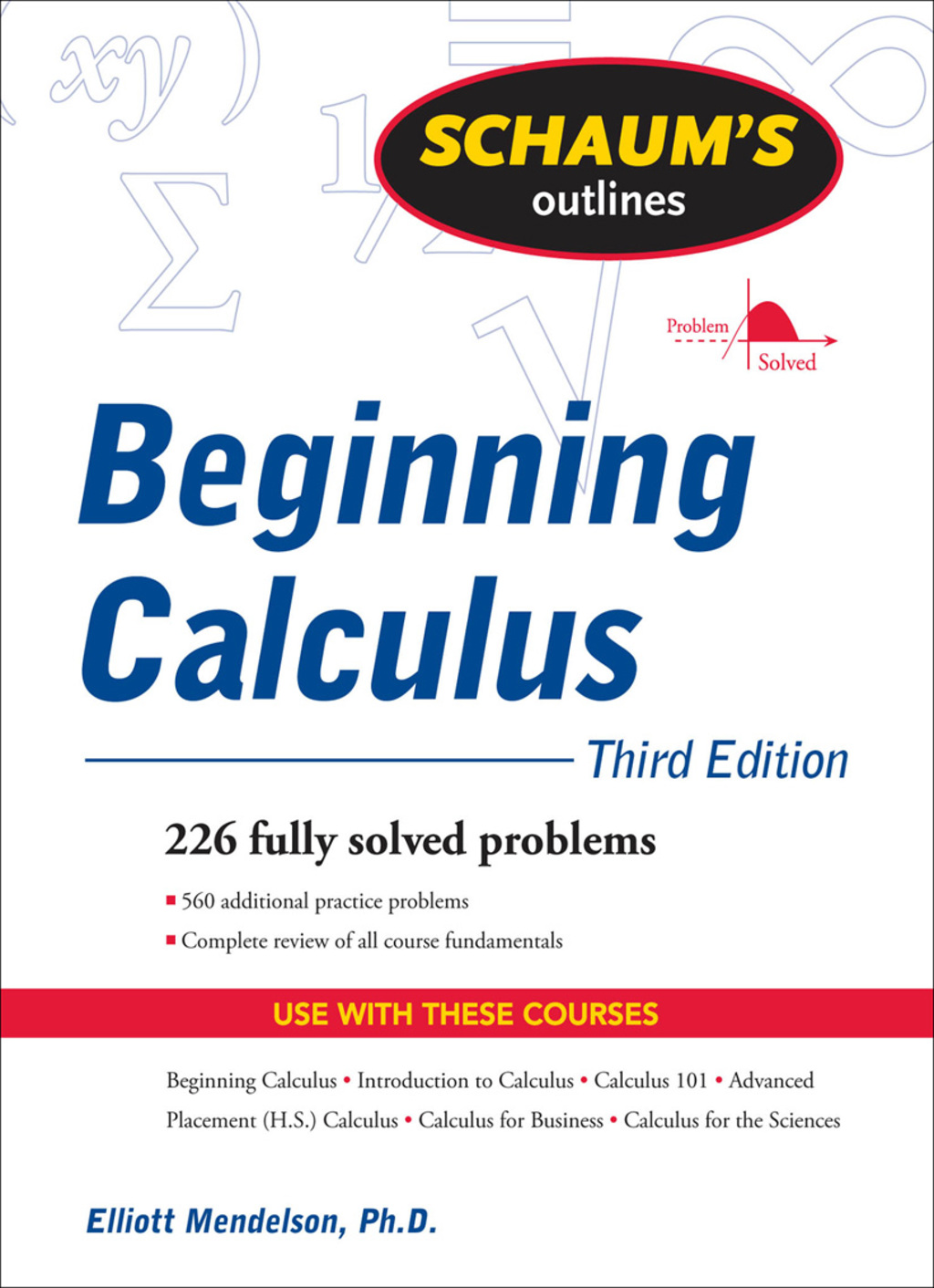Schaum's Outline of Beginning Calculus, Third Edition 3rd Edition - (PDF/EPUB Version)